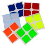 Supersede Half-bright Oracal Cube Stickers for DaYan 2x2 Mag...