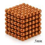 216pcs 5mm Magnetic Balls Puzzle Toy Orange