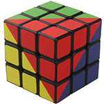 High Challenge 4-Color 3x3x3 Magic Cube Black
