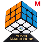 YuXin Huanglong M 3x3x3 Magnetic Speed Cube Black