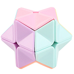 ZY Prismatic Pocket 2x2 Magic Cube Macaron Color Scheme