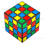 Supersede Sudoku 4x4x4 Magic Cube 4-color Version