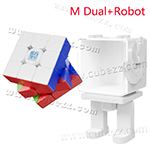 MoYu MoFangJiaoShi RS3M V5 3x3x3 Speed Cube Magnetic Dual Ad...