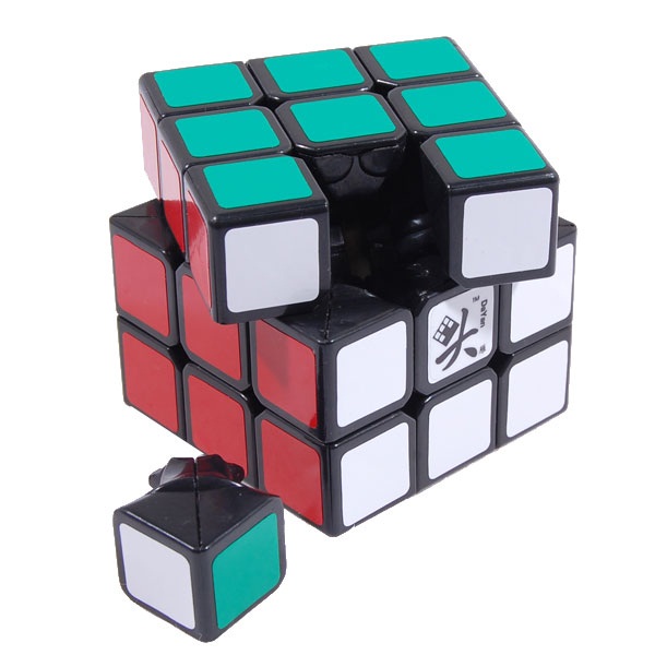 Black Yiwa Magic Cube Puzzles 3D Dayan Zhanchi Speed Magic Cube Zhanchi 5v 3x3x3 Puzzle Cube 