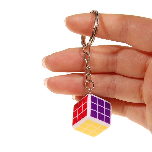 Symbelle Mini Rubik's Cube Keyring QiYi Mini 3x3 Keychain