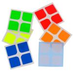 Supersede Full-bright C Oracal Cube Stickers for DaYan 2x2 50mm Magic Cube