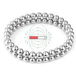 64pcs 8mm Magnetic Balls Magnet Spheres Silver