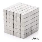 216pcs 5mm Square Magnets Magic Cube Silver