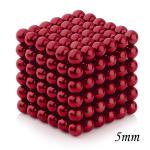 216pcs 5mm Magnetic Balls Puzzle Toy Red