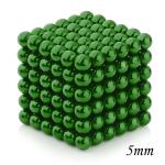 216pcs 5mm Magnetic Balls Puzzle Toy Green