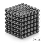 216pcs 5mm Magnetic Balls Puzzle Toy Light Black