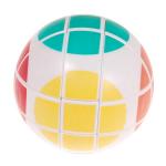 3x3x3 60mm Ball Shaped Magic Cube Puzzle White