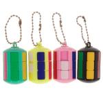 Mini Tower Magic Cube Keychain (Assorted Color)