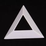 Triangle Pedestal Rubik's Cube Base Holder White