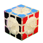 3x3x3 Lanlan Void Hollow Magic Cube Transparent
