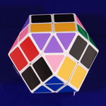 XM 14-Sides Rainbow Magic Cube White