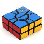 QJ 2x3x3 2-Layer Super Square-1 Magic Cube Black