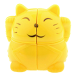YJ Cute Plutus Cat 2x2x2 Pocket Cube Yellow