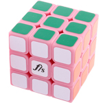 DIY Mini Funs Puzzle ShuangRen 54.6mm Speed Cube Pink