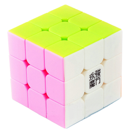 Yongjun MoYu Yulong Pink 3x3 Magic Cube Speed Cube Twist Puzzle Educational Toys for sale online