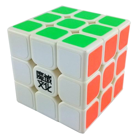 Weilong V3 Aolong 57mm Highlight White MoYu Ao Long v2 Speed 3x3x3 Magic Cube 