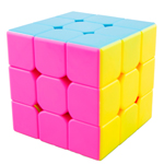 MoYu HuaLong 3x3x3 Stickerless Speed Cube Pink Version