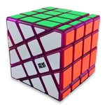 MoYu AoSu Crazy 4x4x4 Windmill Speed Cube Transparent Purple