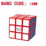 Maru 15mm Nano Cube - Smallest 3x3x3 Magic Cube DIY Kit Red