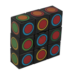 YuXin 1x3x3 Magic Cube Black