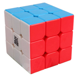 YJ MoYu AoLong V2 3x3x3 Stickerless Speed Cube 57mm Fluorescent Color