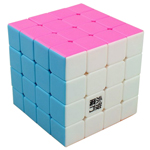 YongJun YuSu 4x4x4 Stickerless Speed Cube 62mm Pink Version