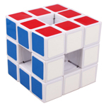3x3x3 LanLan Void Hollow Magic Cube White