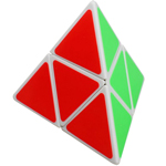ShengShou 2x2 Pyraminx Speed Cube White