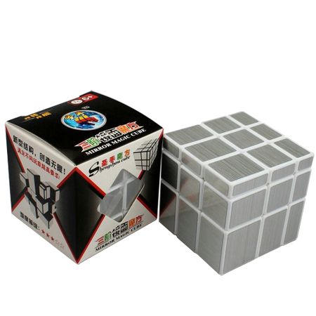 ShengShou Brushed Silver Mirror Blocks Magic Cube White_3x3x3_:  Professional Puzzle Store for Magic Cubes, Rubik's Cubes, Magic Cube  Accessories & Other Puzzles - Powered by Cubezz