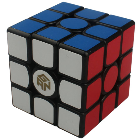 GAN Speed Cubing, GAN Speed Cube, 3x3, Tiled Scratch Proof Gans Magic Cube  3x3x3 Puzzle Toy Black (2020 GSC)