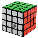 YongJun GuanSu 4x4x4 Magic Cube 62mm Black