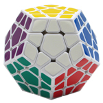 ShengShou Aurora Megaminx Speed Cube White