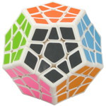 QiYi Galaxy Concave Megaminx Speed Cube White