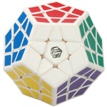 QiYi Galaxy Plane Megaminx Speed Cube White