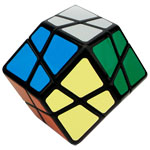 QJ Stone 4-Axis Dodecahedron Magic Cube Black