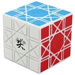 DaYan Bagua 6 Axis 8 Rank Magic Cube White