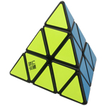 YongJun YuLong Pyraminx Magic Cube Black