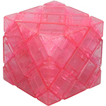 DaYan 4-Axis 5-Rank Magic Cube Puzzle Transparent Pink