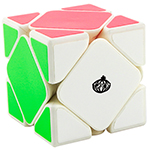 CONGS DESIGN MeiChen Skewb Speed Cube White