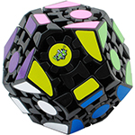 LanLan Gear Megaminx Lite Sickered version Magic Cube Black