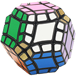 LanLan 12-Axis Dodecahedron Magic Cube Black