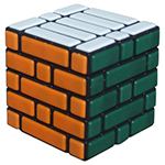 Cubetwist Wall 5x5x5 Bandaged Cube Black