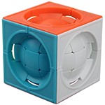 limCube Deformed 3x3x3 Centrosphere Cube Puzzle Colored