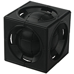 limCube Deformed 3x3x3 Centrosphere Cube Puzzle Black
