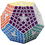 ShengShou 6x6x6 Megaminx Magic Cube White
